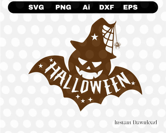 Dogital: Halloween Bat SVG, Bat SVG, PNG, EPS, jpg digital download