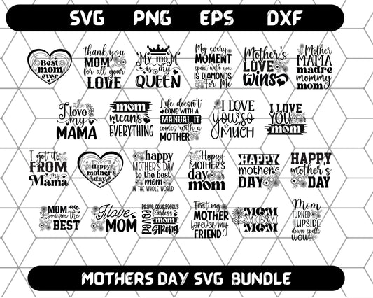  Mother's Day SVG Bundle