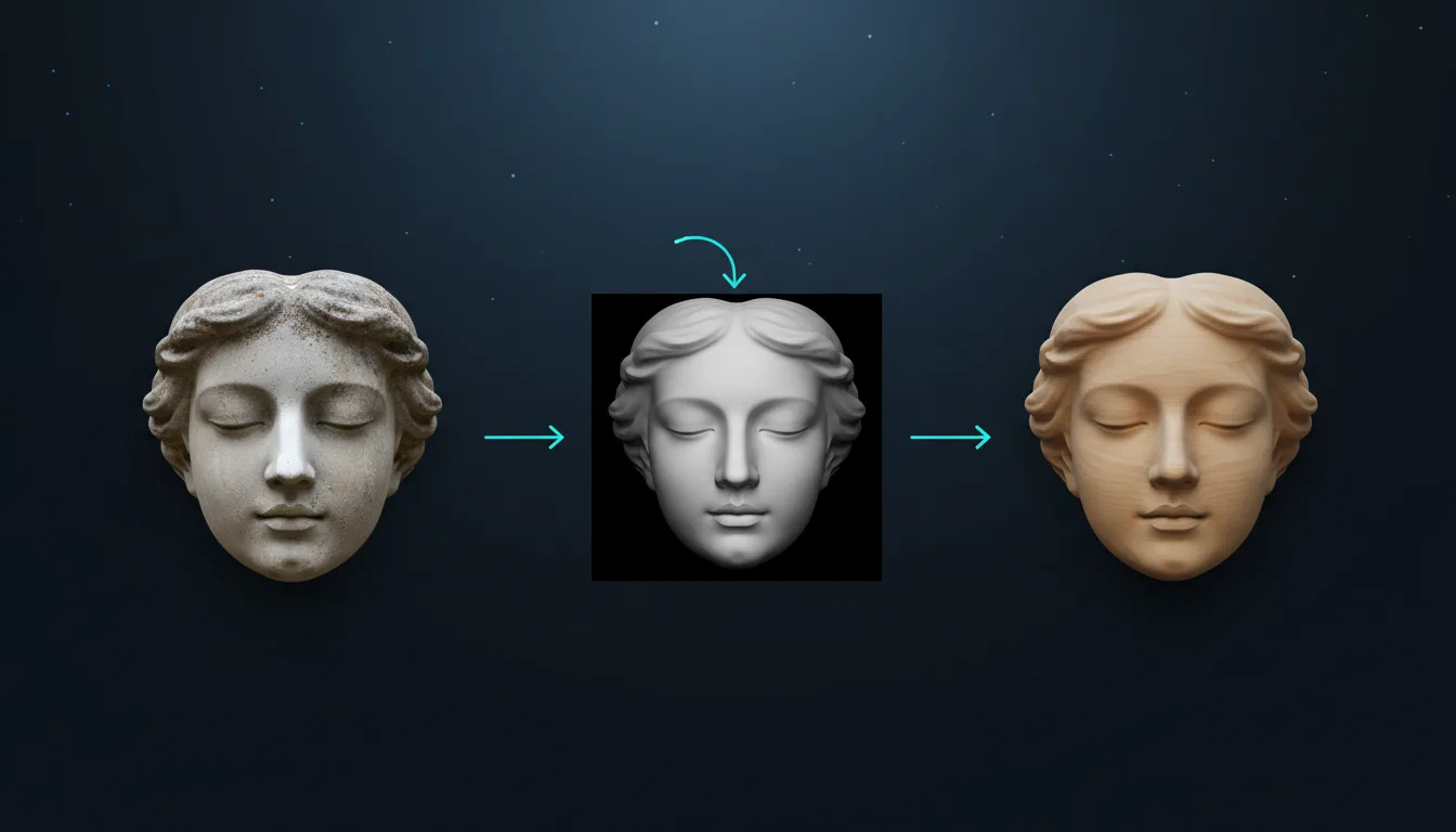Photos to height maps for CNC and 3D