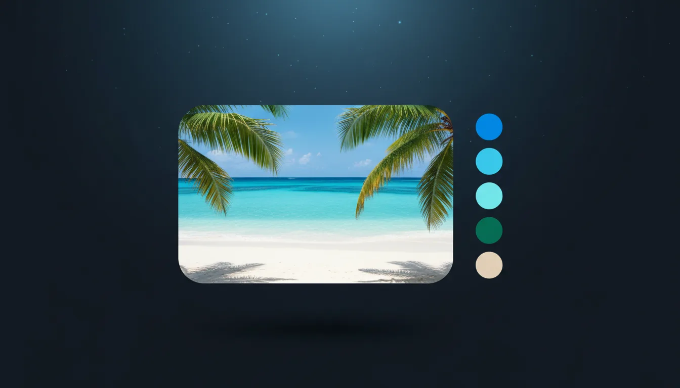 Pull the main colours from any image